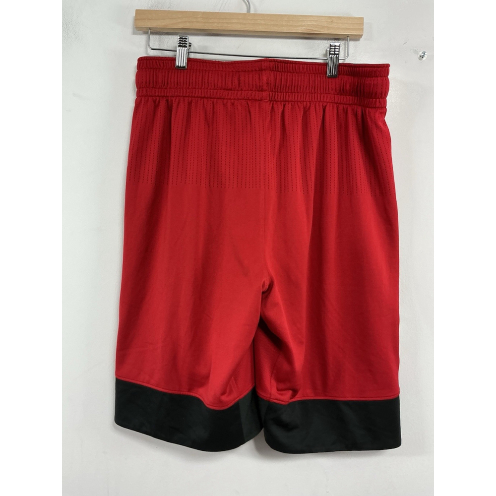 Mens Excellent Condition Adidas Rutgers Red Pull On Basketball Shorts 2 XL - Picture 2 of 7